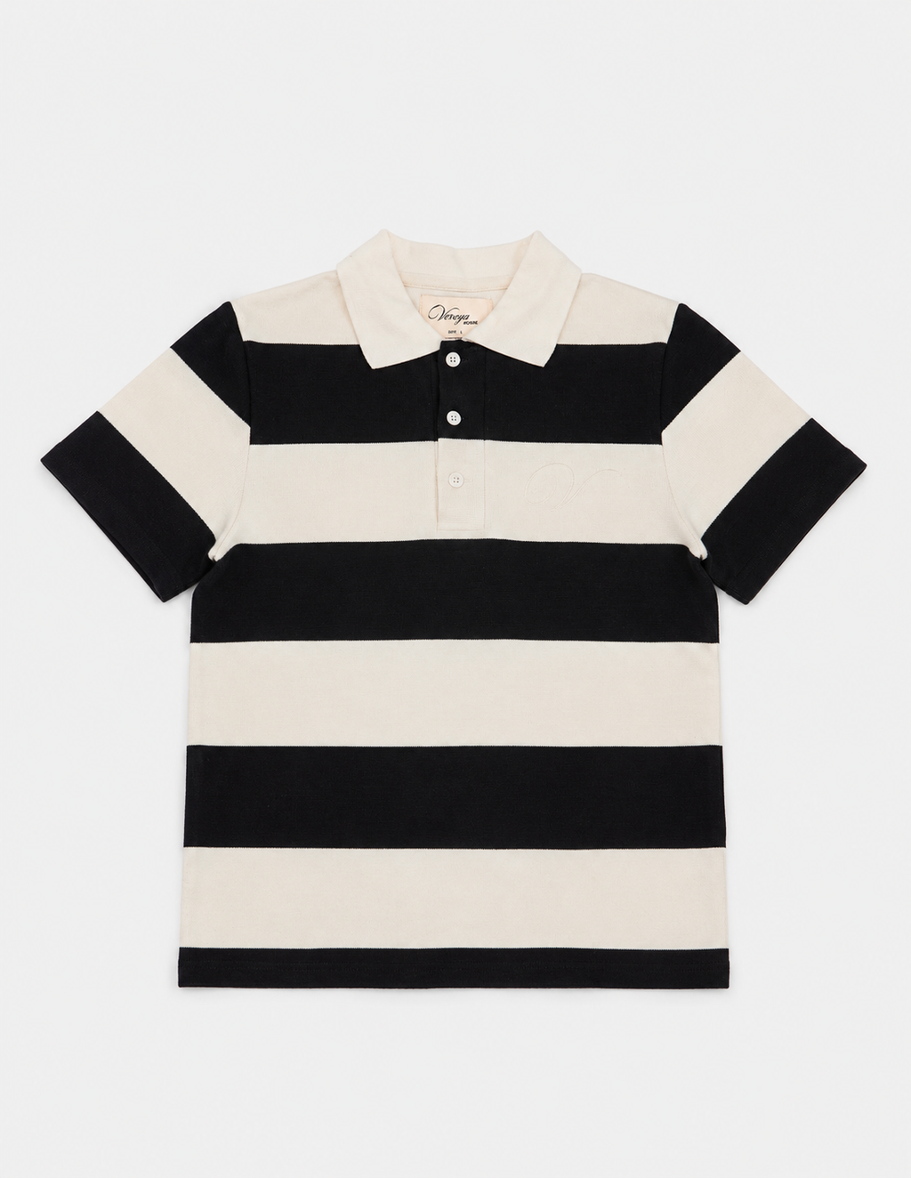 STRIPED KNIT POLO