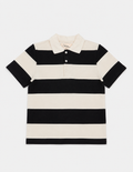 STRIPED KNIT POLO