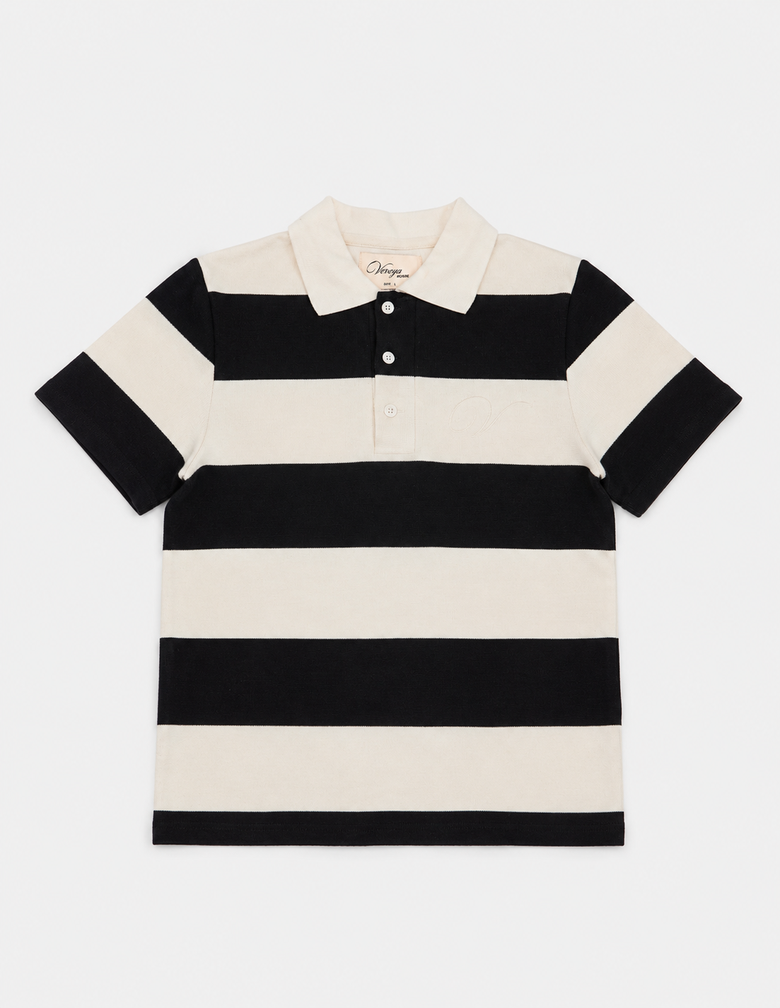 STRIPED KNIT POLO