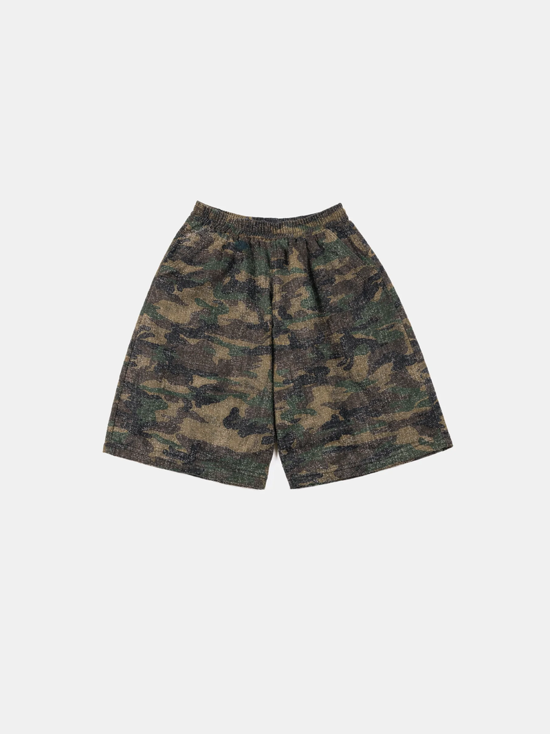 CAMO TEXTURED BALLOON SHORTS