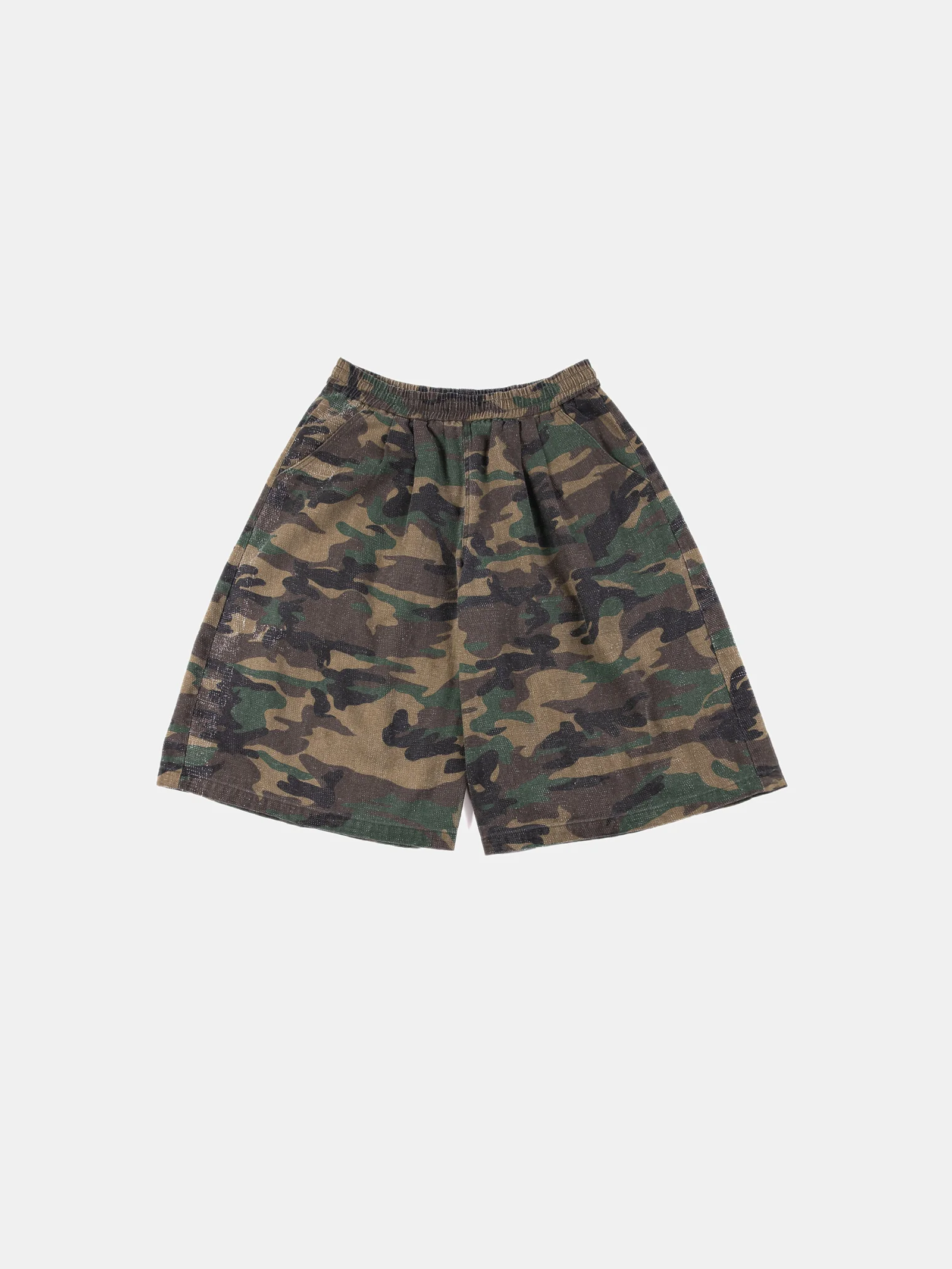CAMO BALLOON SHORTS