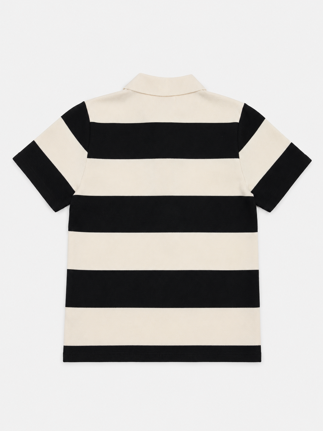 STRIPED KNIT POLO