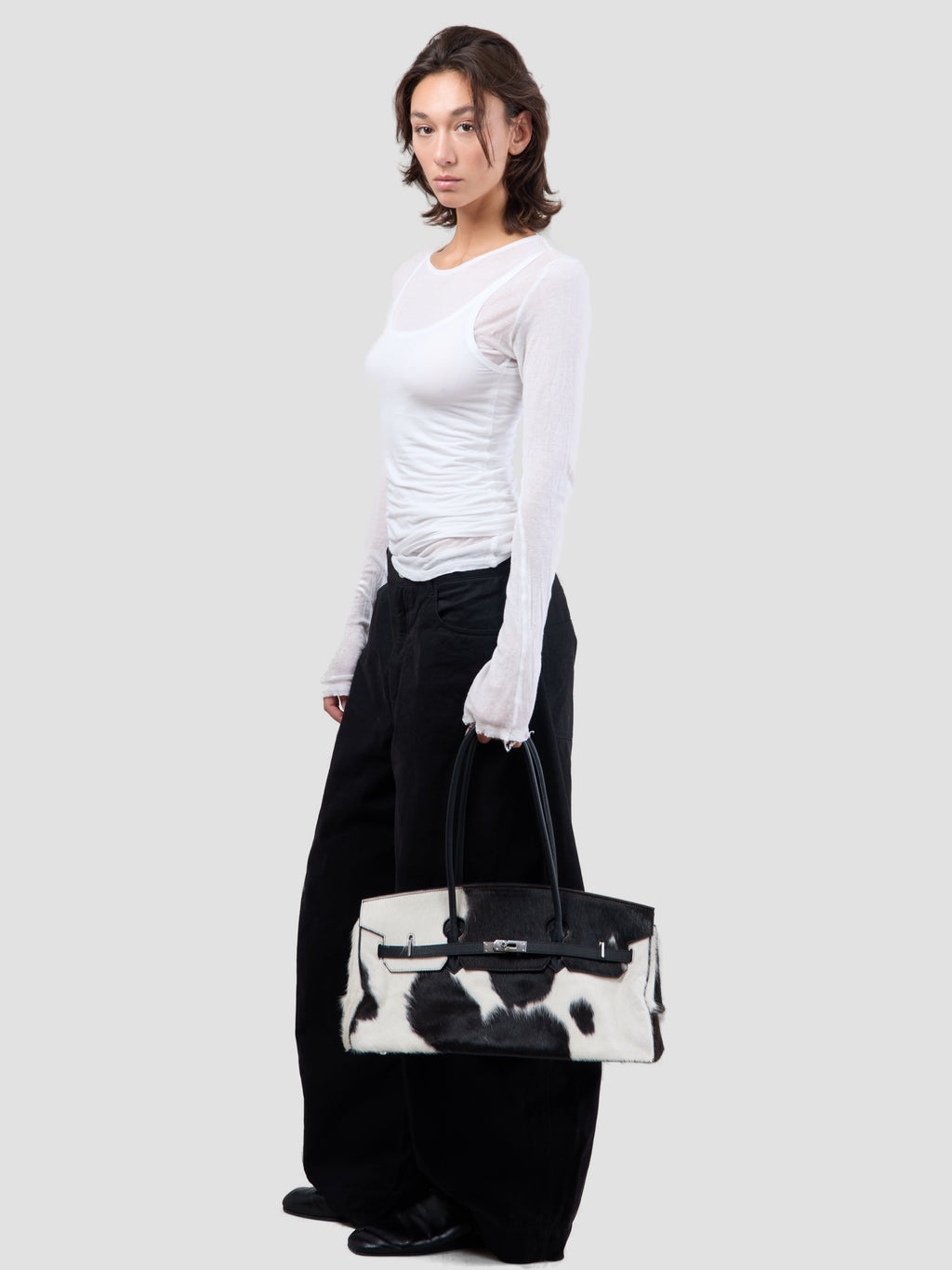 PONYHAIR DAY BAG - PINTO