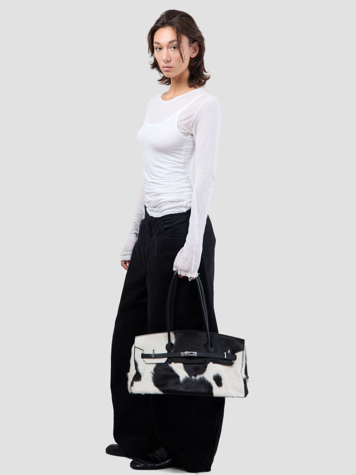 PONYHAIR DAY BAG - PINTO