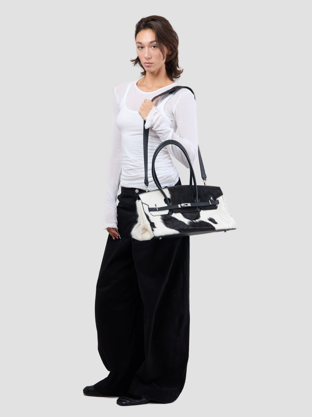 PONYHAIR DAY BAG - PINTO