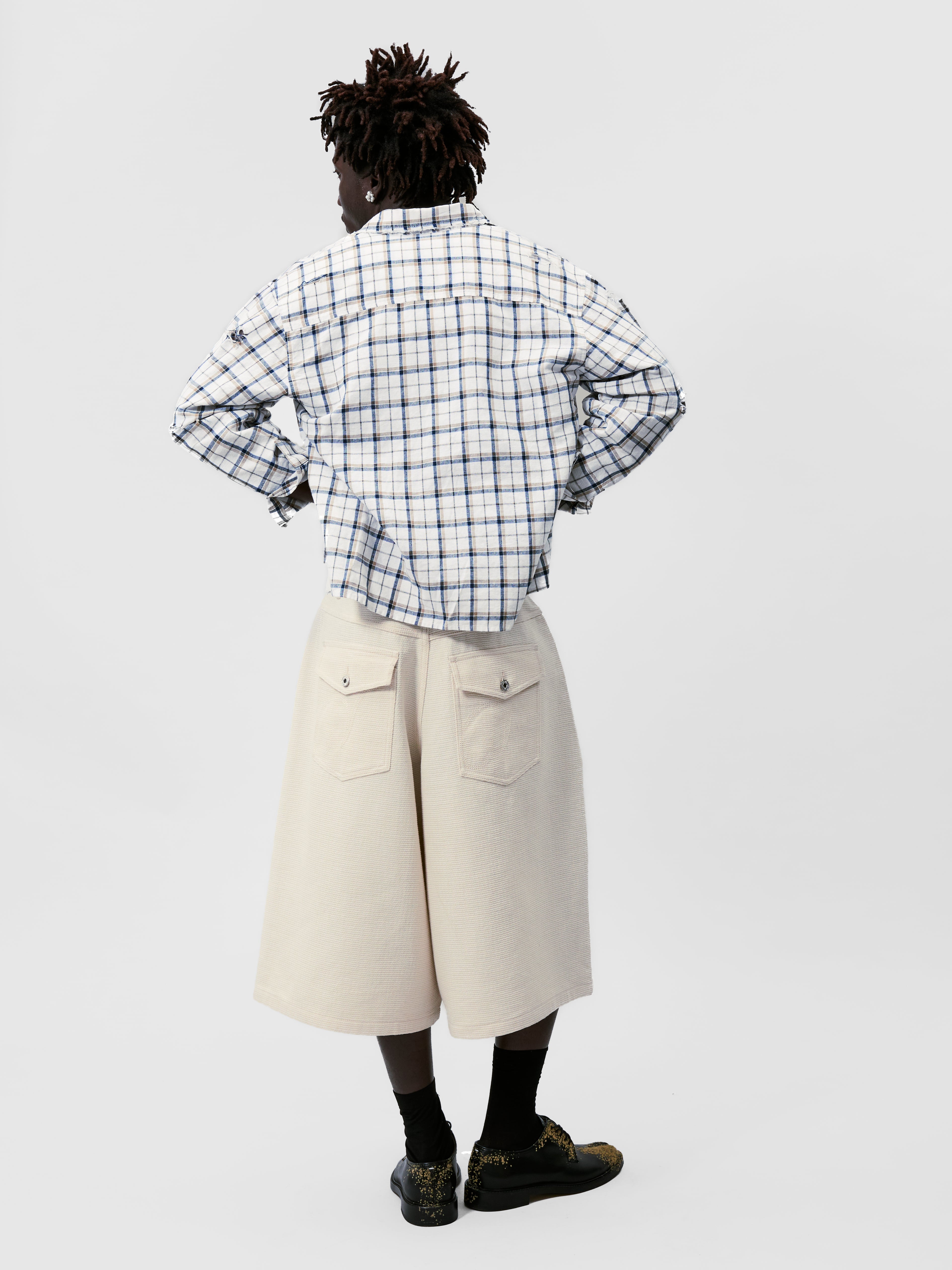 HONEYCOMB BALLOON SHORTS