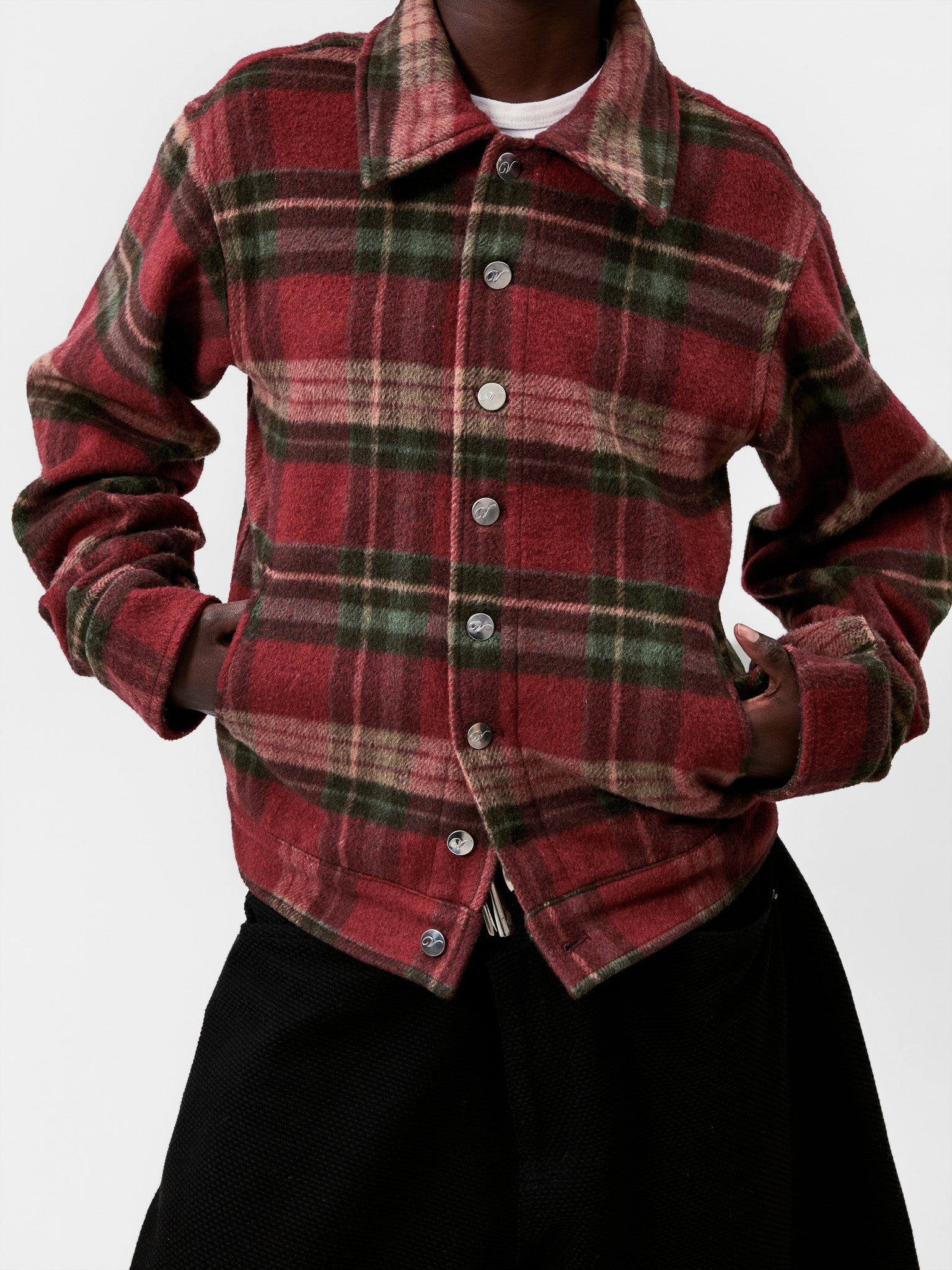 PLAID TRUCKER JACKET