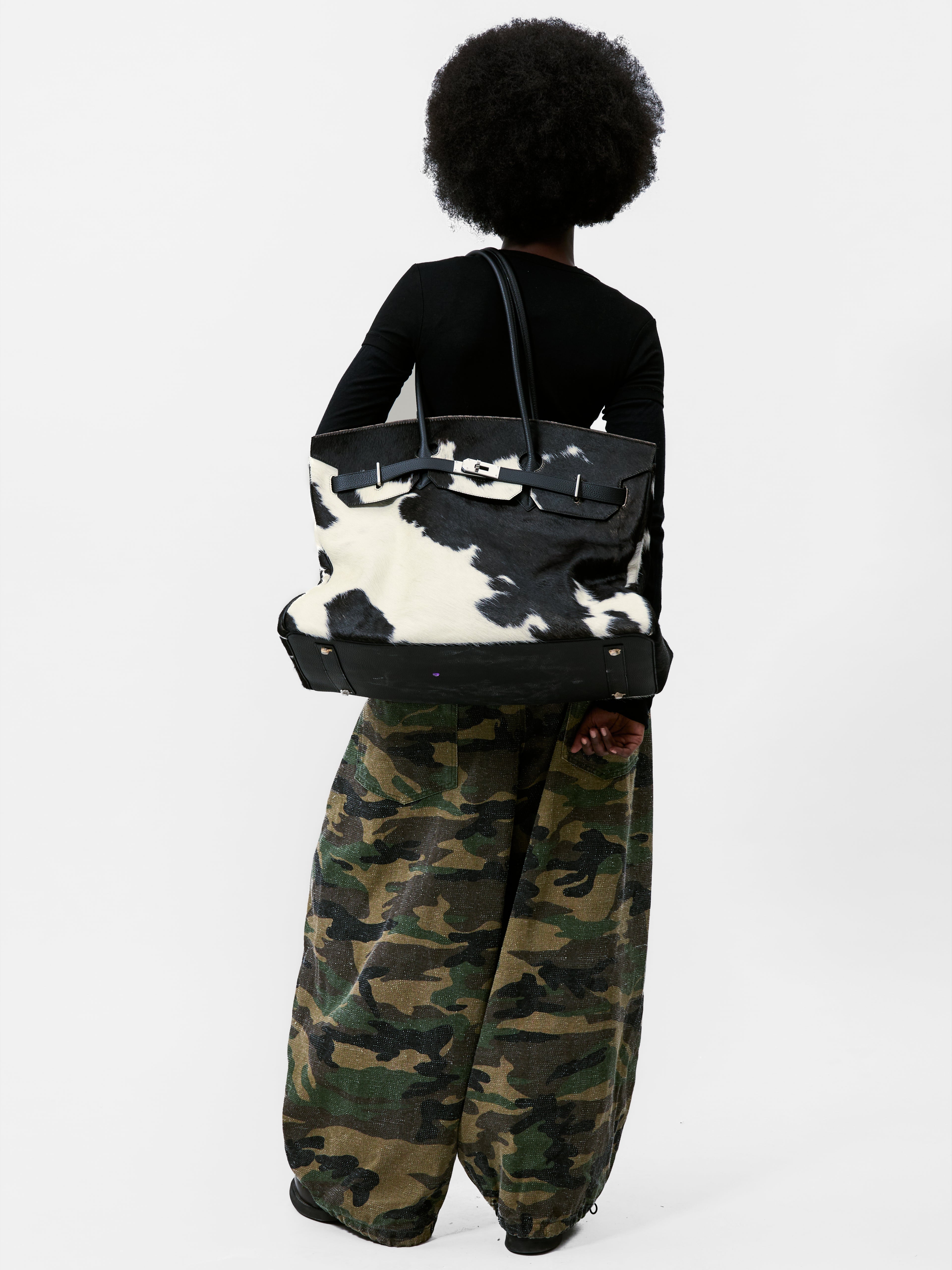 PONYHAIR TRAVEL BAG - PINTO
