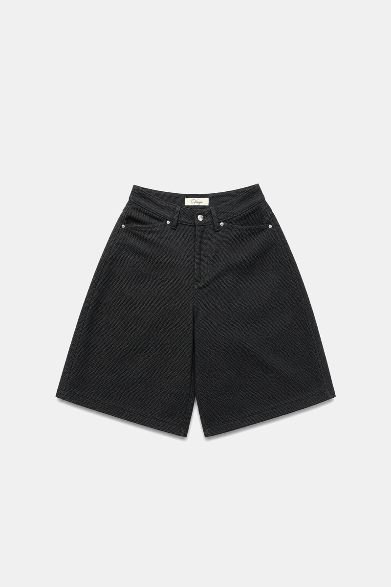 SASHIKO-ORI BALLOON SHORTS