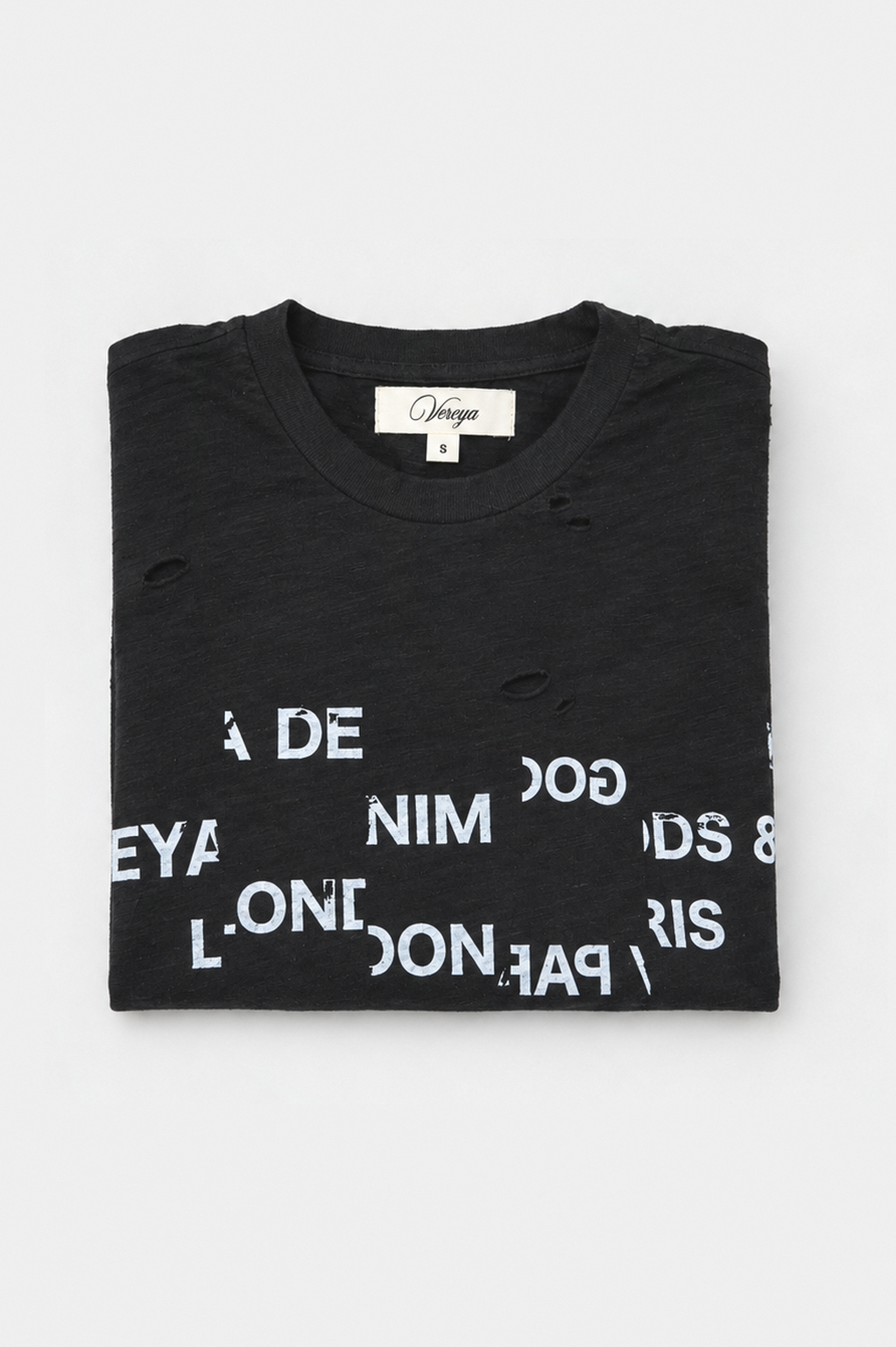 DISTRESSED LOGO TEE