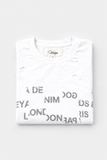 DISTRESSED LOGO TEE